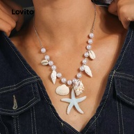 Colar Boho Lovito: Pérolas, Conchas e Estilo! - imagem 1