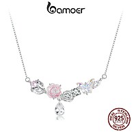 Colar Borboleta Bamoer 925: Elegância em Prata - imagem 1