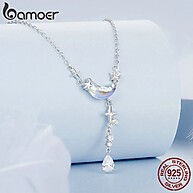 Colar de Prata Lua Bamoer 925: Elegância Feminina - imagem 1