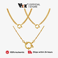 Colar Dourado Vnox: Elegância Sem Desbotar - imagem 1