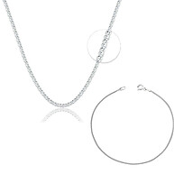 Colar e Pulseira Pipoquinha Prata 925: Elegância Delicada - imagem 1