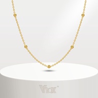 Colar Feminino Vnox: Elegância em Aço Inoxidável - imagem 1