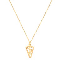Colar Medicina Veterinária Folheado 18k - Elegância Única - imagem 1