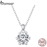 Colar Moissanite Bamoer: Elegância em Prata 925 - imagem 1