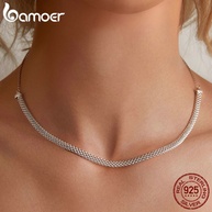 Colar Prata 925 Bamoer: Elegância e Charme - imagem 1