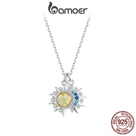 Colar Sol e Lua Bamoer 925: Amor Eterno - imagem 1