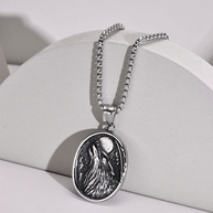 Colar Viking Lobo: A Joia Masculina que Impressiona - imagem 1