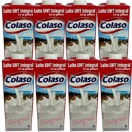 LEITE UHT INTEGRAL COLASO, 3% de Gordura, 1L - KIT COM 8 UNIDADES - - imagem 2