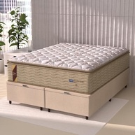 Cama Box Baú Colchão Casal Queen Probel Molas Prolastic com Pillow Top 158x198x81cm - Conforto e Estabilidade até 180kg - imagem 5