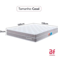 Colchão Casal Premium com Molas Ensacadas Astronasa - Conforto e Durabilidade - imagem 3