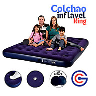 Colchão Inflável King Mor: Conforto Rápido! - imagem 1