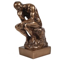Estátua do Pensador em Bronze - Coleção Premium 30,5 cm | Decoração de Arte para Casa e Escritório - imagem 2