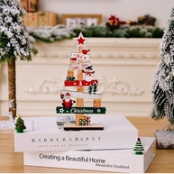 Decoração de Mesa para Natal - Estatueta Coleção Papai Noel e Boneco de Neve - imagem 5