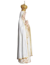 Figura de Nossa Senhora de Fátima em Resina - 18cm | Coleção Renaissance Joseph's Studio - imagem 3