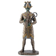 Estátua de Osiris em Bronze - Réplica Egípcia Detalhada para Decoração e Coleção - imagem 1