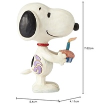 Enesco Miniestatueta de Aniversário Peanuts Jim Shore Snoopy - Coleção Exclusiva - imagem 3
