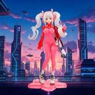 Goddess Victory - Alice Cyber Rosa Fofa - Figura de Colecionar para Decoração e Gaming - imagem 3