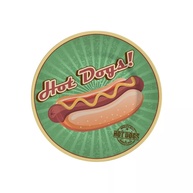 Prato Sobremesa Hot Dog Alleanza Colecionável 6 Unidades - Cerâmica Premium com Design Exclusivo - imagem 1