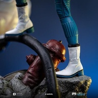 Estátua Colecionável Invisible Woman e Franklin - Quarteto Fantástico - Iron Studios Escala 1/10 - imagem 3
