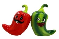Ebros Gift Conjunto colecionável de jalapeños de cerâmica magnética com pimenta, vermelho e verde, pimenta, Aye Jalapeno - imagem 2