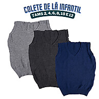 Colete de Lã Infantil Tricot – Conforto e Qualidade para os Pequenos - imagem 1