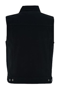 Colete masculino Vance VB917 jeans SOA com bolsos ocultos para transporte, Preto, GG - imagem 4