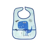Babador Impermeável com Bolso Coletor - Coleção Zoo Clingo, Branco - imagem 2