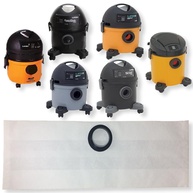 3 Sacos Refil Coletor Papel Descartável para Aspiradores Lavor, Alp, Super Compact, Kronos e Power Duo Silent Sublime - imagem 1