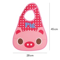 Babador Infantil de Plástico com Fechador e Bolso Coletor – À Prova d’Água, Fácil de Limpar, Ideal para Refeições - imagem 4