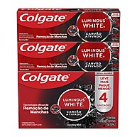 Colgate Luminous White Carvão: Dentes Brancos! - imagem 1