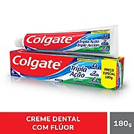 Colgate Tripla Ação: Dentes Brancos e Proteção Total - imagem 1