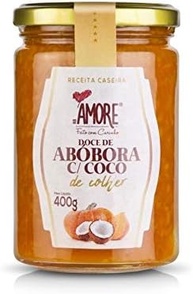 Doce de Abóbora cremosa com coco de colher - RB Amore - 400g - imagem 1