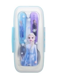 Conjunto de Talheres Frozen Elsa - Garfo e Colher com Estojo para Crianças - imagem 3