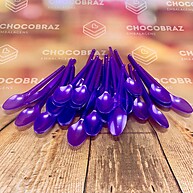 Colher de Sobremesa Roxa Perolada: Elegância para sua Festa! - imagem 1