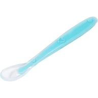 Colher de Silicone Anatômica BUBA Azul - Segura e Confortável para Bebês - imagem 3