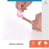 Colher Silicone e Bambu Infantil Rosa - Segura, Leve e Ideal para Introdução Alimentar - imagem 4
