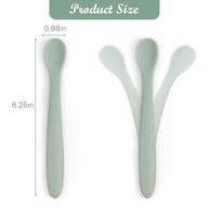 Conjunto de 6 Colheres de Alimentação em Silicone – Seguras, Resistentes e Prontas para o Dia a Dia - imagem 4