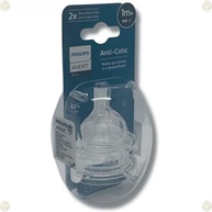 Kit Duplo de Bicos Anti-Colic T2 1m+ SCY762/02 Philips Avent - Alimentação Segura e Confortável - imagem 3