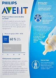 Mamadeira Anti-Cólica Duplo Pack 330ml - Philips Avent Transparente - imagem 5