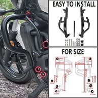 Barras de Colisão Kawasaki Vulcan S VN 650 (2015-2021): Proteção e Estilo em Aço Preto - imagem 3