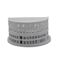 Coliseu de Roma 3D Moderno em Branco - Decoração Elegante com Toque Histórico - imagem 2