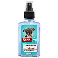 Colônia Filhote Sanol Dog 120ml: Segura, Suave e Cheirosa! - imagem 1