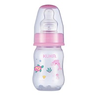 Mamadeira Kuka 70ml Natural Color Número 1 Rosa - Segura, Macia e Livre de BPA - imagem 1