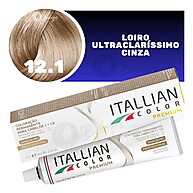 Coloração Itallian Color 12.1: Louro Ultraclaro com Efeito Cinza - imagem 1