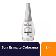 Colorama Brilho Diamante: Kit 6 Esmaltes Efeito Gel - imagem 1