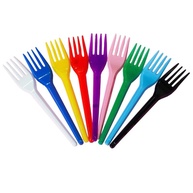 Garfo Descartável Perolado: Festa Colorida! - imagem 2