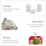 Twistshake Squeeze Bag 5 Unidades 220ml - Frutinhas Coloridas | Pura Conveniência para Bebês - imagem 5