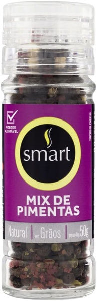Smart Mix Pimentas Coloridas Com Moedor 50G - imagem 1