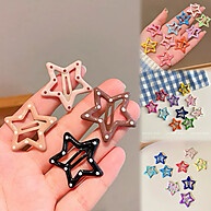 Presilhas Estrela Retrô: Kit 10 Peças Coloridas - imagem 1