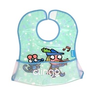 Babador Impermeável com Bolso Coletor - Flautista Clingo Colorido - imagem 2